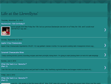 Tablet Screenshot of lifeatthellewellyns.blogspot.com