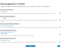 Tablet Screenshot of encouragementinchrist.blogspot.com