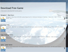 Tablet Screenshot of downloadfreegame.blogspot.com