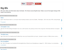 Tablet Screenshot of big-80s-music-videos.blogspot.com