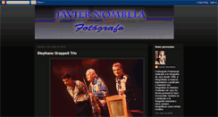 Desktop Screenshot of fotografiadejazz-javiernombela.blogspot.com