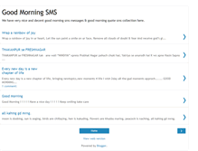 Tablet Screenshot of goodmorningsmscollection4all.blogspot.com