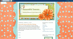 Desktop Screenshot of memorableseasons.blogspot.com