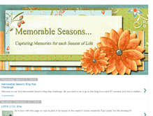 Tablet Screenshot of memorableseasons.blogspot.com