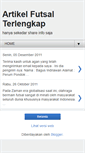 Mobile Screenshot of bermain-futsal.blogspot.com