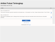 Tablet Screenshot of bermain-futsal.blogspot.com