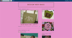 Desktop Screenshot of designherbags.blogspot.com