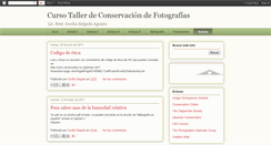 Desktop Screenshot of conservaciondefotografias.blogspot.com