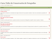 Tablet Screenshot of conservaciondefotografias.blogspot.com