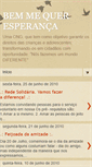 Mobile Screenshot of bemmequeresperanca.blogspot.com