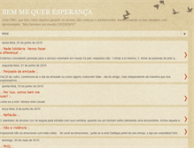 Tablet Screenshot of bemmequeresperanca.blogspot.com