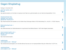 Tablet Screenshot of gegen-betrug.blogspot.com