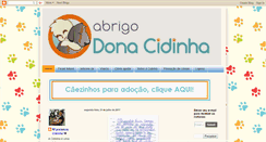 Desktop Screenshot of abrigodonacidinha.blogspot.com