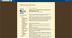 Desktop Screenshot of informatiquereseaux.blogspot.com