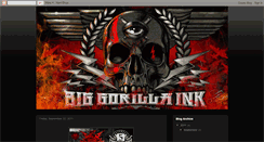 Desktop Screenshot of biggorillaink.blogspot.com