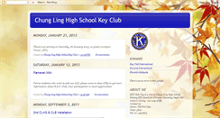 Desktop Screenshot of clhskeyclub.blogspot.com