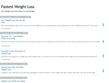 Tablet Screenshot of fastweightlossanyone.blogspot.com