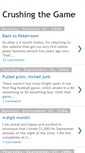 Mobile Screenshot of crushingthegame.blogspot.com