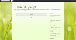 Desktop Screenshot of filmiclanguage.blogspot.com