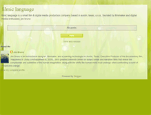 Tablet Screenshot of filmiclanguage.blogspot.com