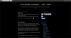 Desktop Screenshot of lifeleaderacademy.blogspot.com