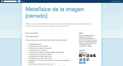 Desktop Screenshot of metafisicadelaimagen.blogspot.com