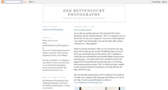 Desktop Screenshot of debbettencourtphotography.blogspot.com