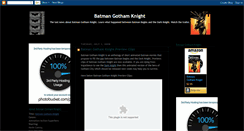 Desktop Screenshot of batman-gotham-knight.blogspot.com