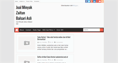 Desktop Screenshot of jualminyakzaitunbalsariasli.blogspot.com