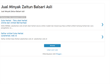 Tablet Screenshot of jualminyakzaitunbalsariasli.blogspot.com