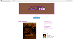 Desktop Screenshot of idineiwhine.blogspot.com