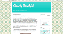 Desktop Screenshot of clearlybeautiful.blogspot.com