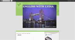 Desktop Screenshot of englishwithlydia.blogspot.com