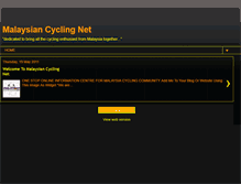 Tablet Screenshot of malaysiancyclingnet.blogspot.com