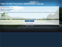 Tablet Screenshot of preventivemaintenancepom.blogspot.com