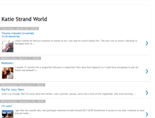 Tablet Screenshot of katiestrandworld.blogspot.com