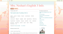 Desktop Screenshot of mrsneshan.blogspot.com