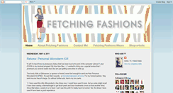 Desktop Screenshot of fetchingfashions.blogspot.com