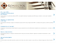 Tablet Screenshot of koniecpol.blogspot.com
