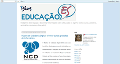 Desktop Screenshot of educacaoes.blogspot.com