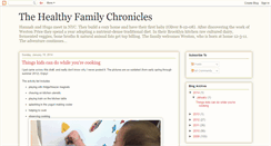 Desktop Screenshot of healthyfamilychronicles.blogspot.com