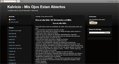 Desktop Screenshot of misojosestanabiertos.blogspot.com