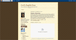 Desktop Screenshot of cecilsenglishzone.blogspot.com