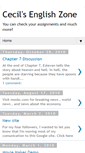 Mobile Screenshot of cecilsenglishzone.blogspot.com