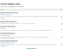 Tablet Screenshot of cecilsenglishzone.blogspot.com