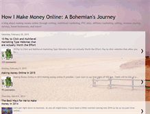 Tablet Screenshot of howimakemoneyonlineabohemiansjourney.blogspot.com