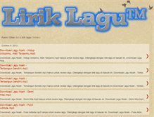 Tablet Screenshot of kordliriklagu.blogspot.com