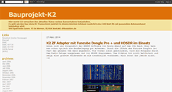 Desktop Screenshot of bauprojekt-k2.blogspot.com