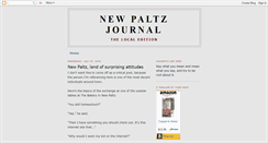 Desktop Screenshot of newpaltzjournal.blogspot.com