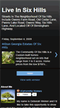 Mobile Screenshot of liveinsixhills.blogspot.com